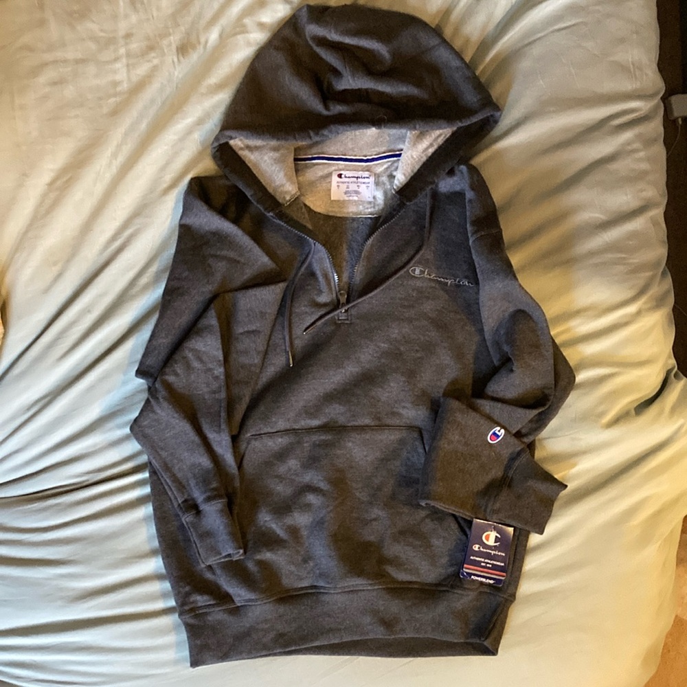 Champion Men's Gray Hoodie